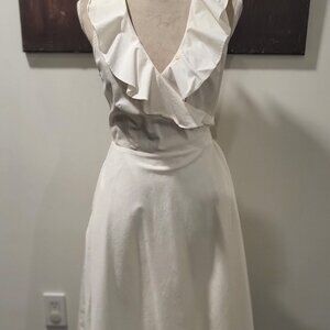 Ralph Lauren Co Size 4 White Summer Dress